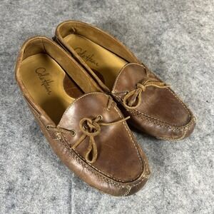 Cole Haan‎ Men's Gunnison Brown Leather Driving Loafers Shoes Size 10 D 13215